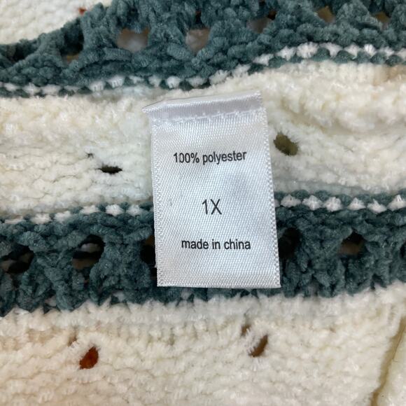 Maurices Chenille Striped Dolman Sweater Size 1X Long Sleeve NWT - Picture 9 of 13